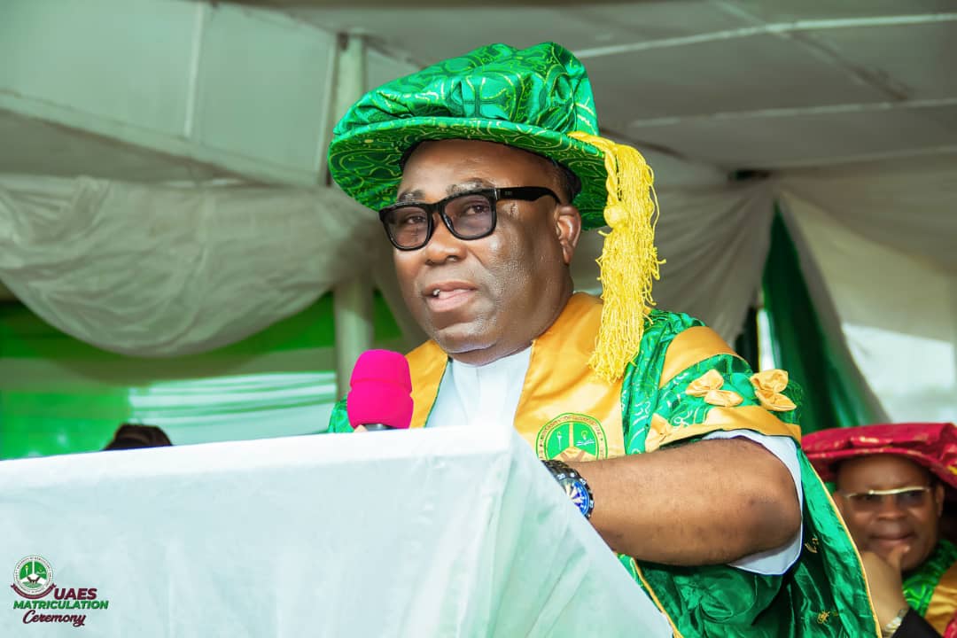 Visitor to the University and Governor of IMO STATE, Distinguished Senator Hope Uzodimma was ably represented by the Commissioner of Education, Prof. Johncliff Nwadike, making his remarks